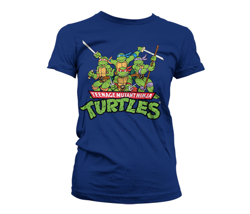 Koszulka damska Żółwie Ninja Turtles bluzka Distressed Group