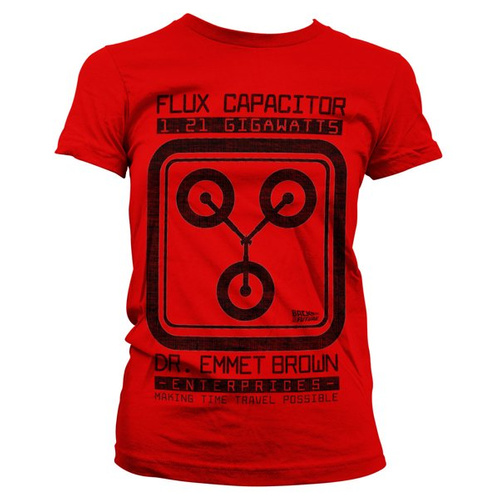 Koszulka damska Back to the Future - Flux Capacitor