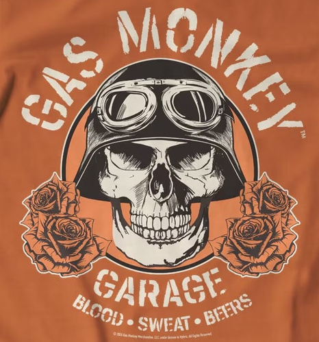 Koszulka męska Gas Monkey Garage - Roses