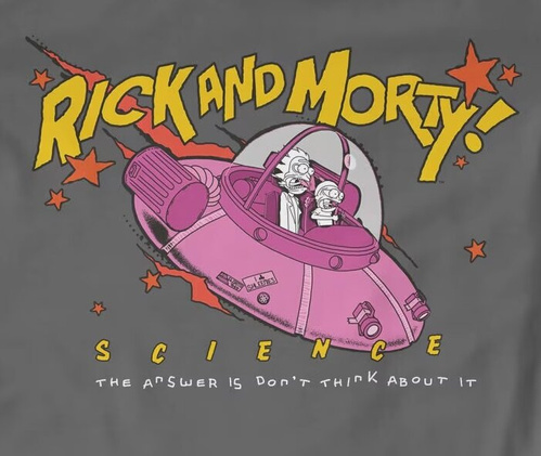 Koszulka męska Rick and Morty - Science