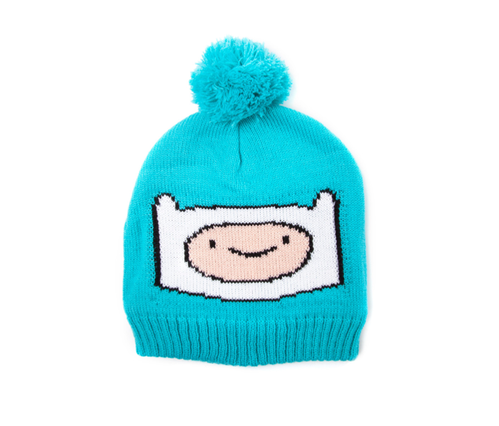 Czapka dziecięca Adventure Time - Finn pompon