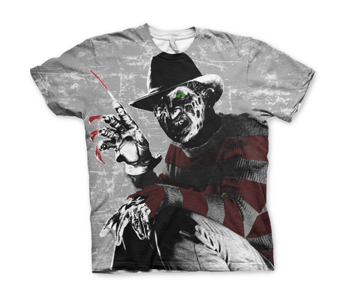 Koszulka męska Koszmar z Ulicy Wiązów Freddy Krueger Allover T-Shirt