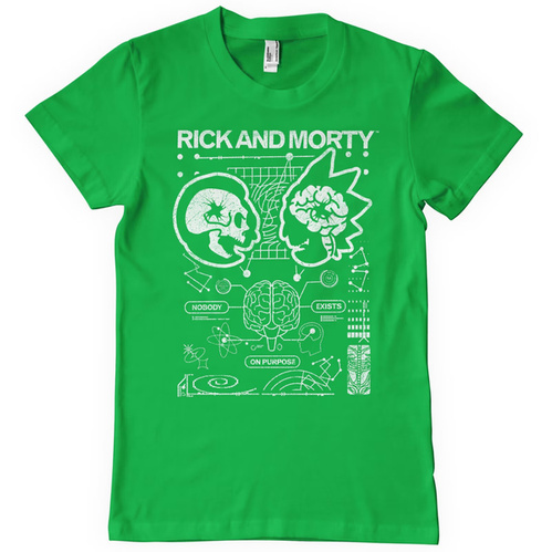 Koszulka męska Rick and Morty - Nobody Exists On Purpose