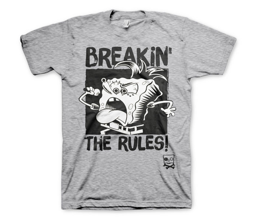 Koszulka męska SpongeBob Squarepants Breakin´ The Rules T-Shirt