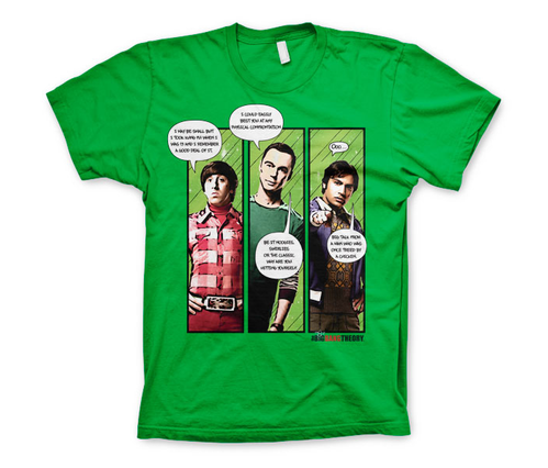 Koszulka męska The Big Bang Theory Superhero Quips T-Shirt 