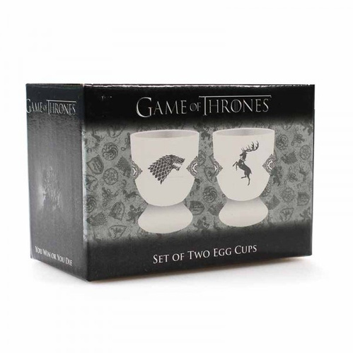 Podstawki do jajek Game of Thrones - Stark, Targaryen, Lannister & Baratheon