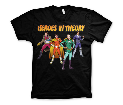 Koszulka męska The Big Bang Theory Heroes In Theory T-Shirt