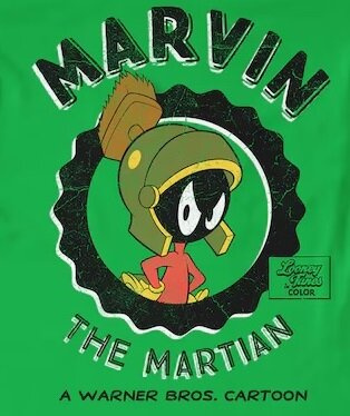 Koszulka męska Looney Tunes - Marvin The Martian