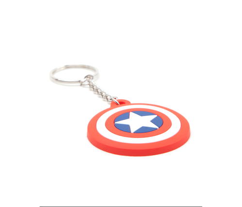 Brelok gumowy Captain America Shield Marvel