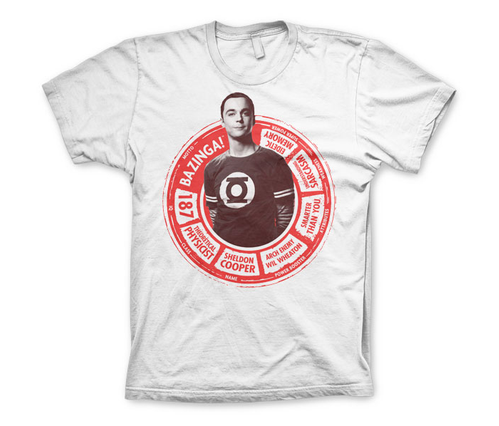 Koszulka męska The Big Bang Theory Sheldon Circle T-Shirt