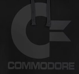 Bluza z kapturem Commodore Black Logo