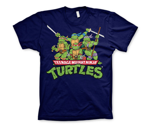 Koszulka męska Żółwie Ninja Turtles Distressed Group