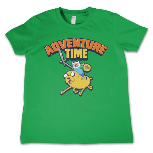 Koszulka dziecięca Adventure Time zielona