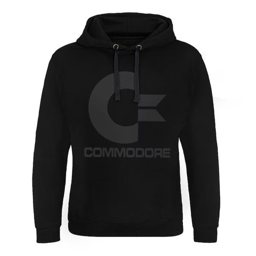 Bluza z kapturem Commodore Black Logo