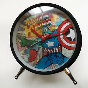 Zegar budzik Marvel Comics - Captain America