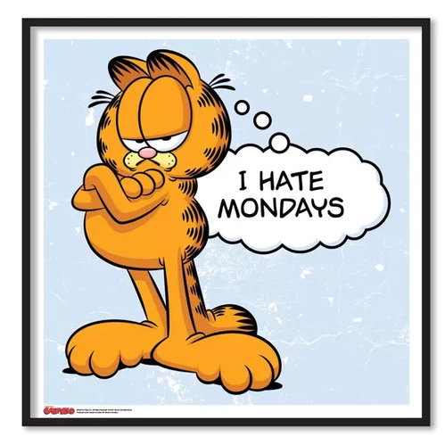 Plakat Garfield - I Hate Mondays