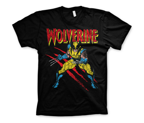 Koszulka męska Wolverine Scratches Marvel T-Shirt