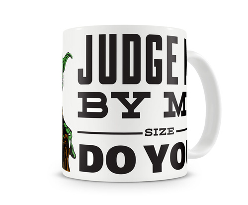 Kubek ceramiczny Star Wars - Yoda - Judge me by my size do you? 330ml