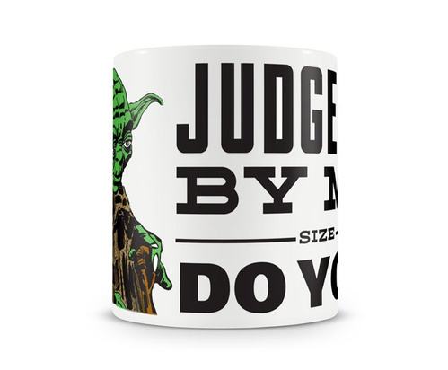 Kubek ceramiczny Star Wars - Yoda - Judge me by my size do you? 330ml