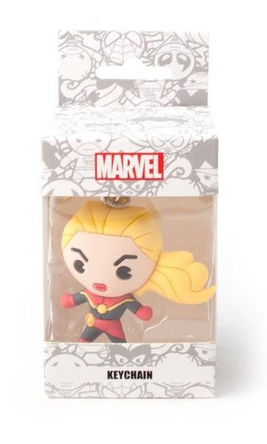 Brelok 3D gumowy Marvel - Captain Marvel