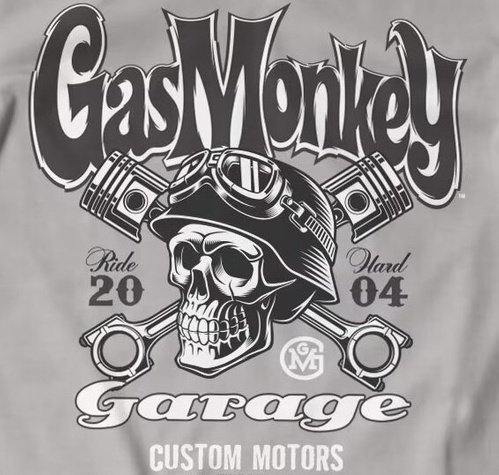 Koszulka męska Gas Monkey Garage - Custom Motors