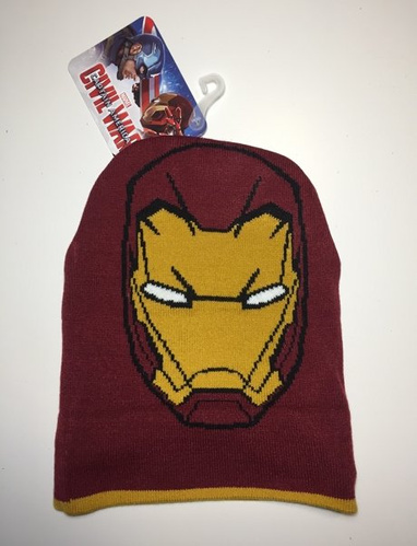 Czapka zimowa Marvel - Iron Man rozkładana