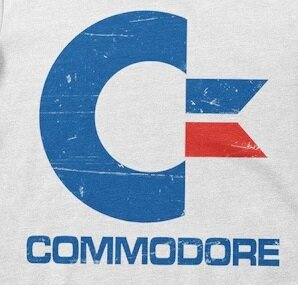 Koszulka męska Commodore 64 Vintage Logo