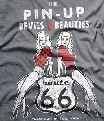 Koszulka męska Route 66 - Pin-Up