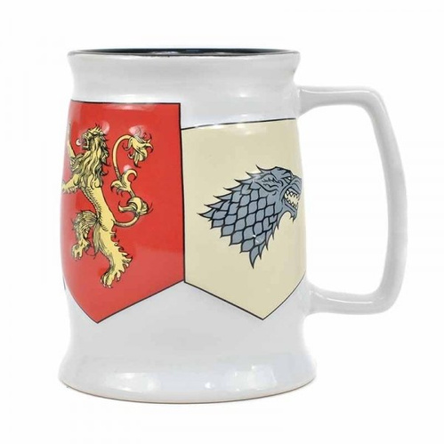 Kufel Game Of Thrones - wypukłe Herby - 550ml - edycja specjalna