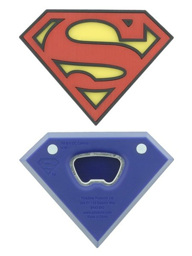 Magnes na lodówkę 2w1 Superman Logo