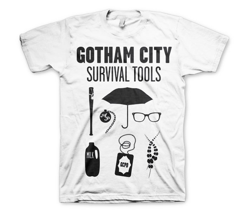 Koszulka męska Gotham City - Survival Tools t-shirt Dc Comics