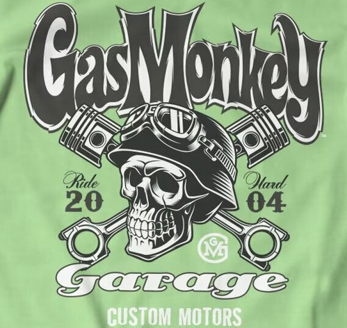 Koszulka męska Gas Monkey Garage - Custom Motors