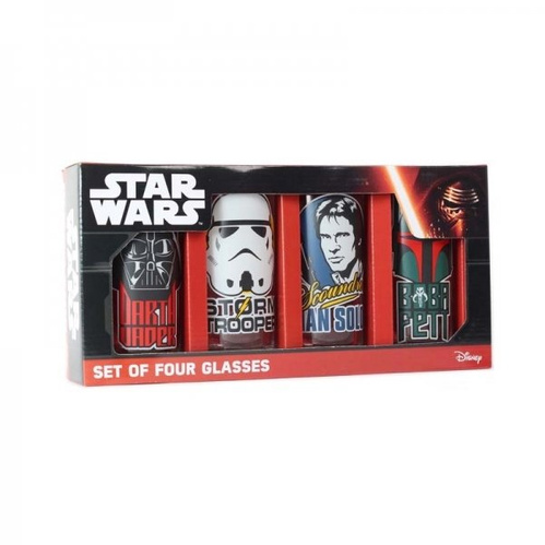 Szklanki Star Wars - zestaw 4x350ml