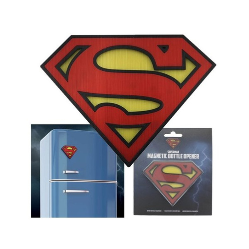 Magnes na lodówkę 2w1 Superman Logo