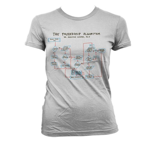 Koszulka damska The Big Bang Theory - Friendship Algorithm