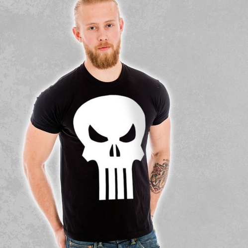 Koszulka męska Marvel - The Punisher Skull