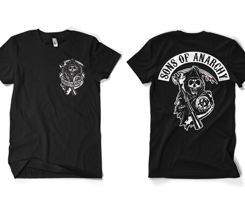 Koszulka męska Sons Of Anarchy SOA Backpatch T-Shirt