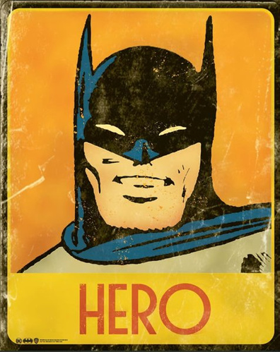 Plakat Batman - Retro Hero