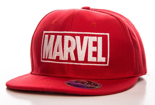 Czapka z daszkiem Marvel Red Logo