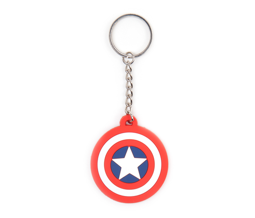 Brelok gumowy Captain America Shield Marvel