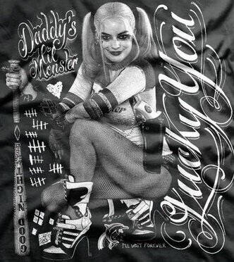 Koszulka męska DC Comics - Harley Quinn - Lucky You